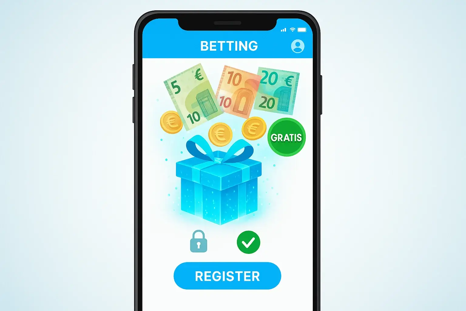 Bonus senza deposito su smartphone: registrazione gratuita e credito omaggio