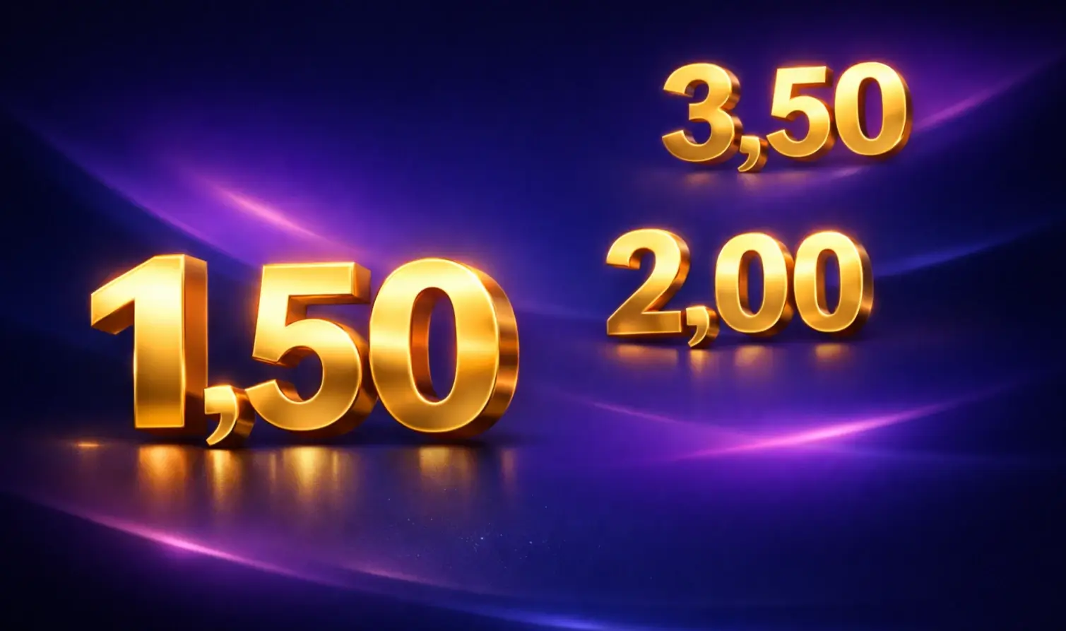 Numeri decimali che fluttuano su sfondo astratto blu